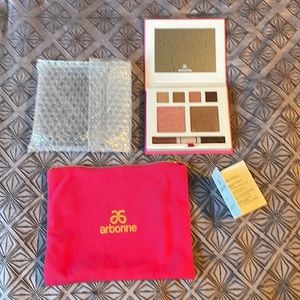 NIB Arbonne Marble Palette - Total Face Palette + Bag